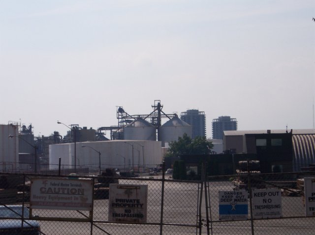 oild storage facilty, photo by Joseph Raymond, in Hamilton Ontario, Canada, host site ChristianMuse.com